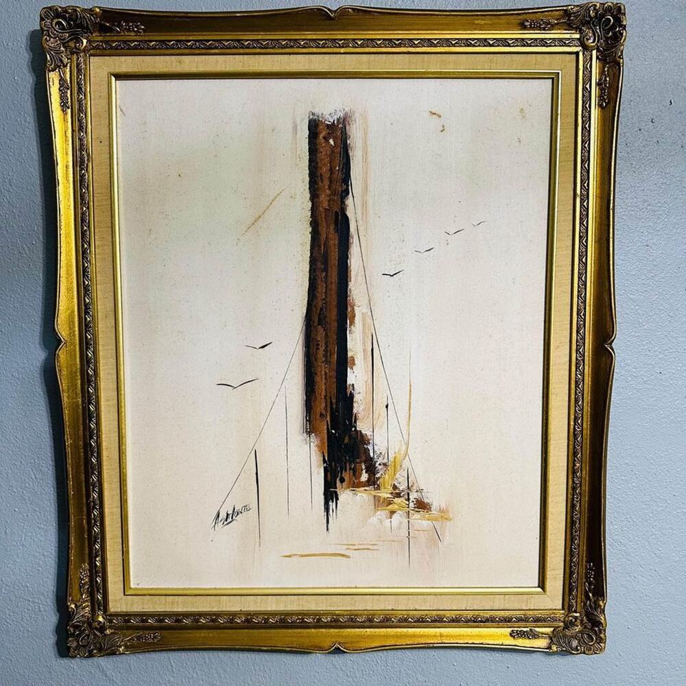 29 x 25 Inch Ashton III Oil Painting - Picture 2 of 5
